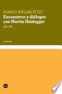 Libro Encuentros y diálogos con Martin Heidegger