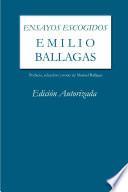 Libro Ensayos escogidos. Emilio Ballagas. Edición autorizada