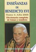 Libro Enseñanzas de Benedicto XVI