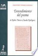 Libro Entendimiento del poema de Rubén Darío a Claudio Rodríguez