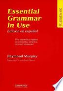 Libro Essential Grammar in Use Spanish Edition with Answers