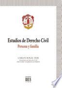 Libro Estudios de Derecho civil