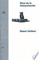 Libro Etica de la interpretación