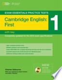 Libro Exam Essentials: Cambridge First Practice Tests 1 W/O Key + DVD-ROM