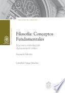 Libro Filosofía: conceptos fundamentales