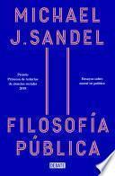 Libro Filosofía pública