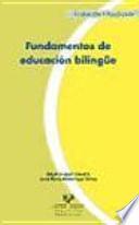 Libro Fundamentos de educación bilingüe