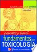 Libro Fundamentos de toxicología