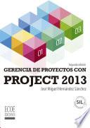 Libro Gerencia de proyectos con Project 2013