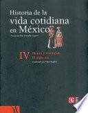 Libro Historia de la vida cotidiana en México