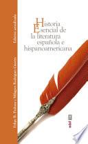 Libro Historia esencial de la literatura española e hispanoamericana