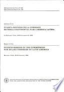 Libro Informe de la cuarta reunion de la Comision de Pesca Continental para America Latina