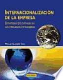 Libro Internacionalización de la empresa