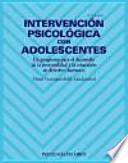 Libro Intervención psicológica con adolescentes