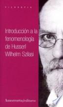 Libro Introducción a la fenomenología de Husserl