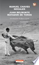 Libro Juan Belmonte matador de toros