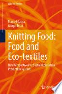 Libro Knitting Food: Food and Eco-textiles