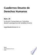 Libro La acción humanitaria en Colombia desde la perspectiva del restablecimiento