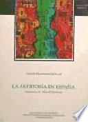 Libro La auditoría en España. Situación actual y perspectivas