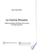 Libro La cocina peruana