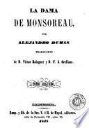 Libro La Dama de Monsoreau