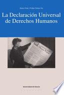 Libro La declaración universal de Derechos Humanos