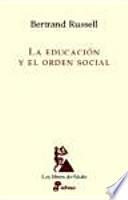 Libro La educación y el orden social