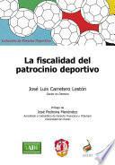 Libro La fiscalidad del patrocinio deportivo