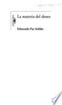Libro La materia del deseo