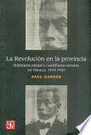 Libro La Revolución en la provincia