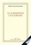 Libro La sublimidad y lo sublime