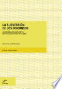 Libro La subversión de los discursos