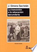 Libro La transición a la educación secundaria