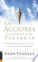 Libro Las Acciones Dicen Mucho Más Que Las Palabras