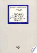 Libro Lecciones de derecho internacional público