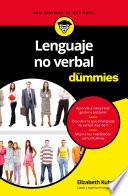 Libro Lenguaje no verbal para Dummies