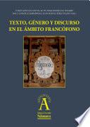 Libro Les concepts de Textes, Genres, Discours pour l’analyse textuelle des discours