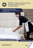 Libro Limpieza y puesta a punto de pisos y zonas comunes en alojamientos. HOTA0108