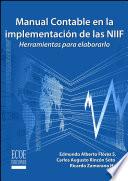 Libro Manual contable en la implementación de las NIIF
