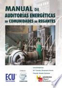 Libro Manual de auditorías energéticas en comunidades de regantes