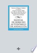 Libro Manual de Derecho Autonómico de Andalucía