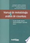 Libro Manual de metodología y análisis de coyuntura