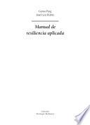 Libro Manual de resiliencia aplicada