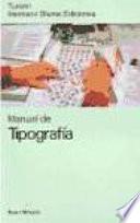 Libro Manual de tipografía