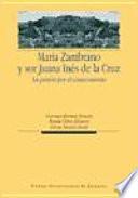 Libro María Zambrano y sor Juana Inés de la Cruz