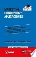 Libro Marketing. Conceptos y aplicaciones