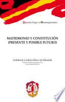 Libro Matrimonio y Constitución