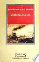 Libro Memoria social