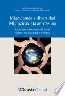 Migraciones y diversidad / Migrazioak eta aniztasuna