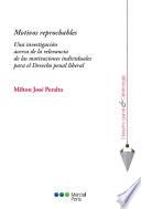 Libro Motivos reprochables